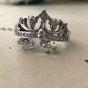 Princess Tiara sterling ring.